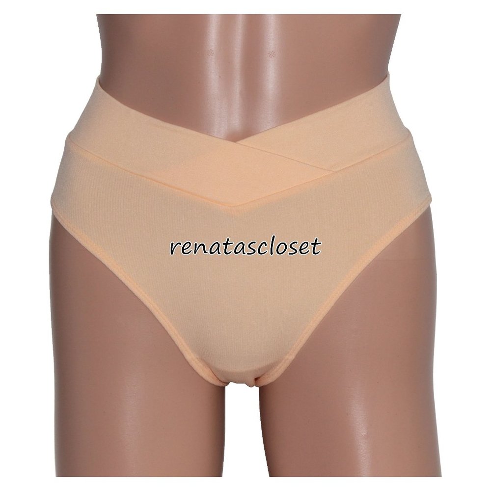 Aerie Women's Seamless Crossover High-Waisted Mom Underwear NWT